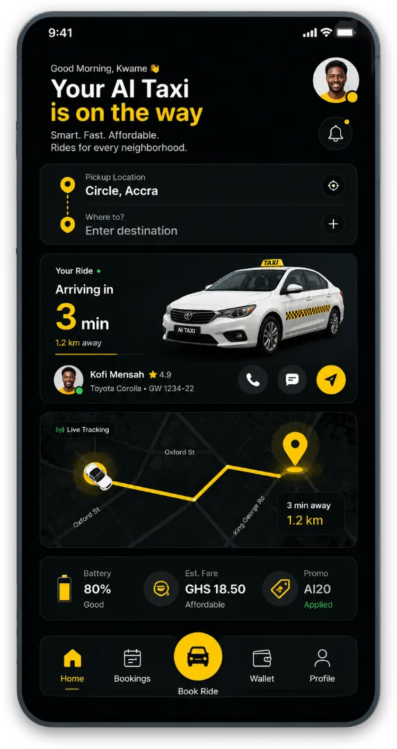 AI Taxi Platform for Emerging Markets