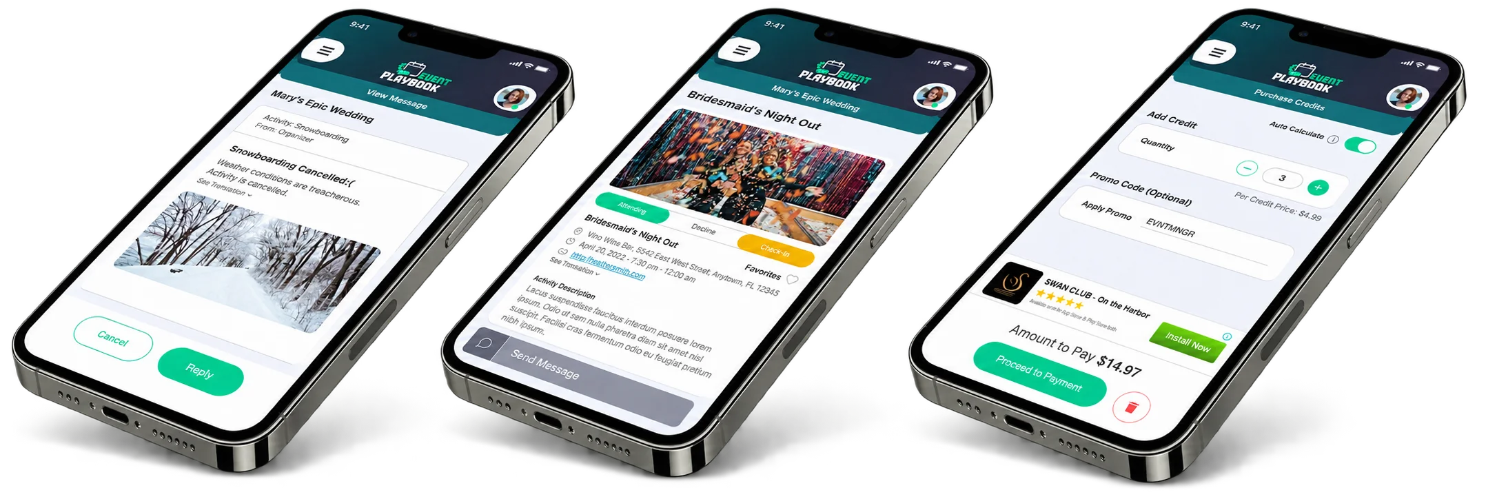 Event Playbook cross-platform product