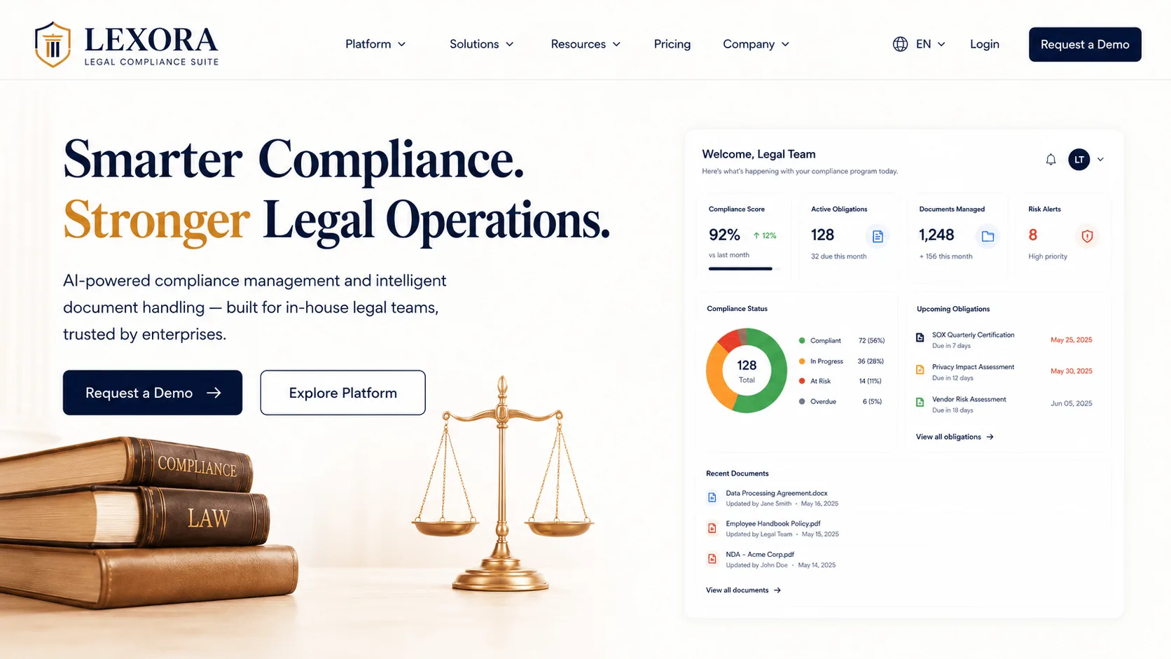 AI compliance and document management platform
